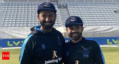 Cheteshwar Pujara, Mohammad Rizwan make Sussex debut in County cricket