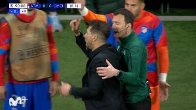 Y Simeone estalló contra Guardiola: el gesto que va a dar mucho que hablar