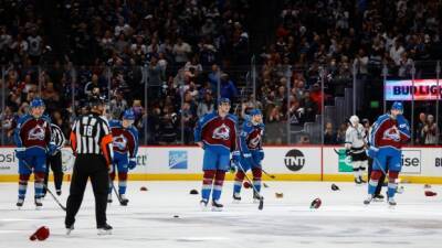 Cale Makar - Jared Bednar - Nathan Mackinnon - Darcy Kuemper - MacKinnon's hat trick powers Avs past Kings - tsn.ca - Florida - Los Angeles - state Colorado - county Pacific