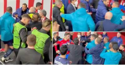 Atletico vs Man City: New footage shows start of tunnel clash