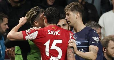 UEFA could ban Atletico Madrid star Stefan Savic for 'headbutt and hair pull' in Man City fight