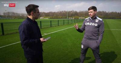 Steven Gerrard answers 32 quickfire questions from Gary Neville - names Messi as the GOAT