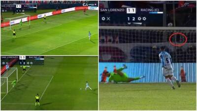 The perfect penalty? Emmanuel Gimenez's effort for Club Atletico Racing broke the net - givemesport.com - Argentina