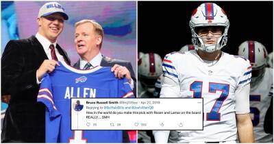 Josh Allen: Buffalo Bills were mocked by some fans after drafting QB