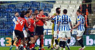 Huddersfield Town and Luton Town charged by FA following angry scenes in Championship clash