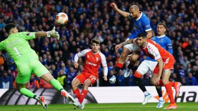 Kemar Roofe’s extra-time winner sends Rangers into the Europa League semi-finals