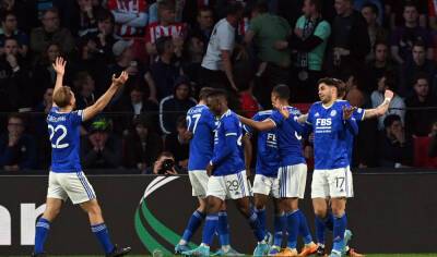 Leicester fight back against PSV to reach Conference League semifinal