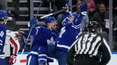 Jack Campbell - Mitch Marner - William Nylander - John Tavares - Maple Leafs explode with throttling of Capitals - tsn.ca - Washington -  Pierre