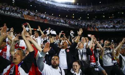 Joan Laporta - Filip Kostic - Eintracht Frankfurt - Barcelona ‘ashamed’ as almost 30,000 Frankfurt fans get into Camp Nou - theguardian.com - Germany