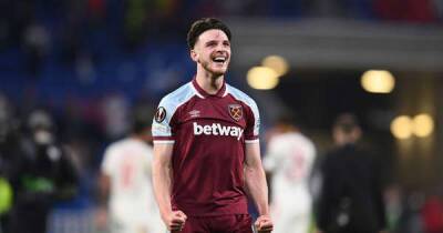 West Ham and Declan Rice troll Lyon after Europa League tweet 'comes back to bite them'