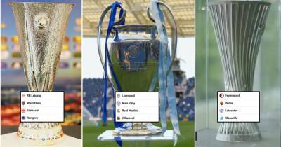 Who are the favourites for Champions League, Europa League & Europa Conference League?