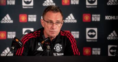 Ralf Rangnick - Ralf Rangnick press conference LIVE Man United vs Norwich early team news and Erik ten Hag updates - manchestereveningnews.co.uk