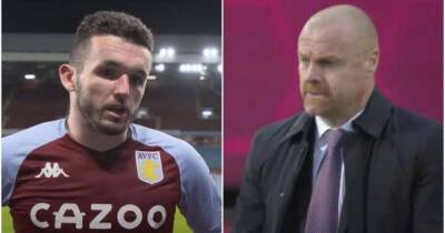 The argument between Sean Dyche and John McGinn during a match is still sensational