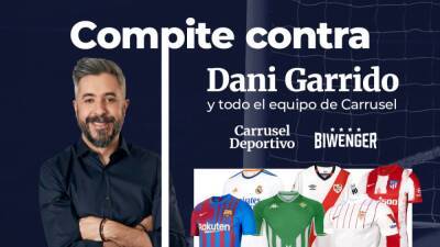 ¡Llévate la camiseta de tu equipo y compite contra Dani Garrido en Biwenger!