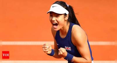 Raducanu wins on Billie Jean King Cup debut to level tie for Britain