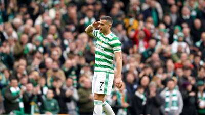 Injured Giorgos Giakoumakis misses out on Celtic’s cup clash with Rangers