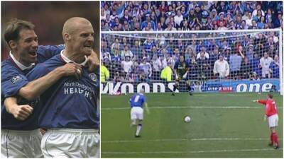 Sean Dyche - Sean Dyche's incredible penalty for Chesterfield in 1997 FA Cup semi-final - givemesport.com - county Chesterfield