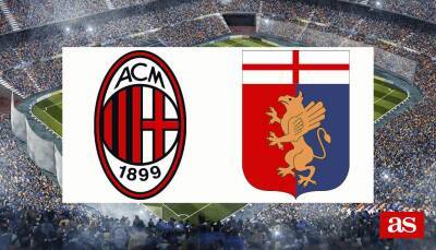 Franck Kessie - Theo Hernandez - Ante Rebic - Rafael Leao - Sandro Tonali - Matteo Gabbia - Milan 1-0 Genoa: resultado, resumen y goles - en.as.com