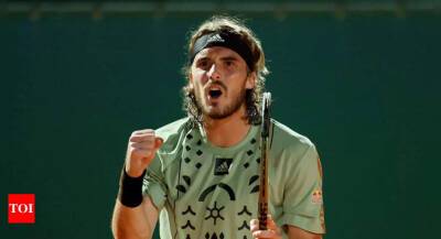 Tsitsipas back from the brink to set up semifinal clash with Zverev in Monte Carlo