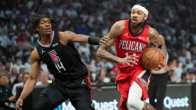 Paul George - Brandon Ingram - Pelicans narrowly edge George-less Clippers to secure final playoff seed in Western Conference - cbc.ca - Los Angeles -  New Orleans