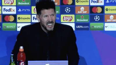 Al De-Laporta - CHAMPIONS | "¿Un consejo al Madrid para ganar al City?": Simeone no dudó su respuesta ni un segundo - en.as.com - Madrid