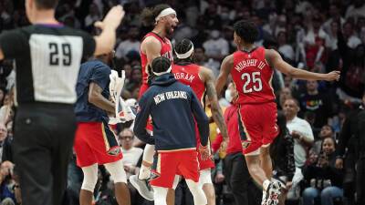 Mark J.Terrill - Brandon Ingram - Pelicans earn 105-101 win over Clippers, claim No. 8 seed - foxnews.com - Los Angeles -  Los Angeles -  New Orleans -  Portland - county Williamson