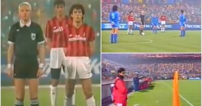 Paolo Maldini - Carlo Ancelotti - Marco Van-Basten - Ruud Gullit - Hillsborough disaster: AC Milan's moving tribute days after tragedy remembered - givemesport.com - Belgium - Italy -  Bucharest - Liverpool