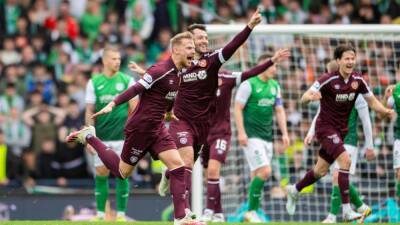 Hearts take derby bragging rights to reach Scottish Cup final