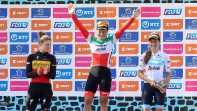 Julien Pretot - Marianne Vos - Lotte Kopecky - Longo Borghini claims second edition of women's Paris-Roubaix - channelnewsasia.com - France - Belgium - Netherlands - Italy