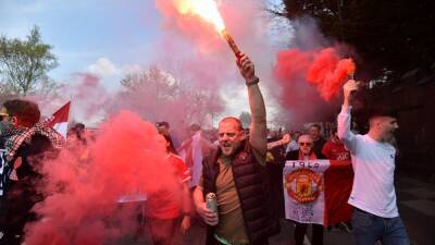 Manchester United fans stage Old Trafford protest