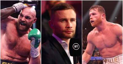 Terence Crawford - Josh Taylor - Jack Catterall - Canelo Alvarez and Tyson Fury feature on Carl Frampton’s pound-for-pound list - msn.com - Ireland - county Crawford