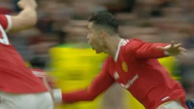 Al De-Laporta - Es insaciable: hat-trick colosal de Cristiano con campanada en su último gol - en.as.com - Manchester - Madrid -  Norwich