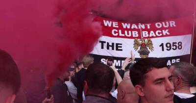 Man Utd issue statement after fans stage Old Trafford protest over Glazer ownership