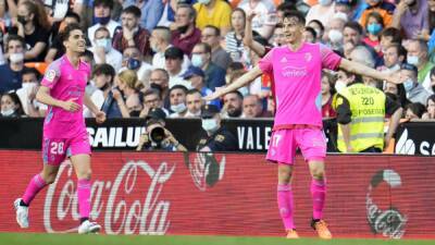 Valencia 1 - Osasuna 2: resumen, goles y resultado del partido