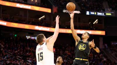 Nikola Jokic - Steve Kerr - Klay Thompson - Poole shines in playoff debut, Curry returns as Warriors beat Nuggets - tsn.ca - San Francisco - Jordan - state Golden