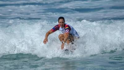 Carissa Moore - Tyler Wright wins maiden Bells Beach crown at World Surf League decider - abc.net.au - Brazil - Australia -  Victoria - state Hawaii - county Tyler - county Wright - county Moore