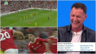 Cristiano Ronaldo: Man Utd star's free-kick Norwich made Chris Sutton look a fool