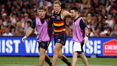 Adelaide Crows captain Rory Sloane out for the season with ruptured ACL in win over Richmond - abc.net.au -  Richmond