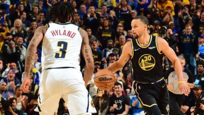 Andrew Wiggins - Denver Nuggets - Stephen Curry - Golden State Warriors give 'scary' glimpse at new 'death lineup' in Game 1 win - espn.com - San Francisco - Jordan