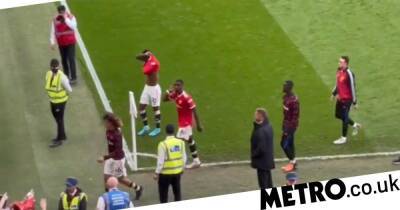 Footage shows Paul Pogba’s gesture to Manchester United fans which sparked more boos and abuse