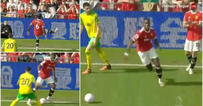 Paul Pogba's skill left Bruno Fernandes in awe during Man Utd 3-2 Norwich