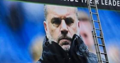 Ange Postecoglou gets Celtic red carpet treatment ahead of Rangers clash as giant banner emerges near Hampden