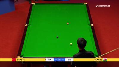 Shaun Murphy - Stephen Maguire - World Championship - ‘That is the wrong colour, isn’t it?’ – Watch moment Zhao Xintong ignores pink for black - eurosport.com - county Clarke