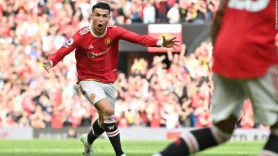 Cristiano Ronaldo scores another hat-trick to lift Manchester United's top four hopes