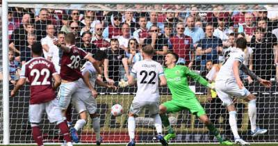 West Ham vs Burnley LIVE: Premier League latest score and goal updates as Soucek equalises after Cornet misses penalty