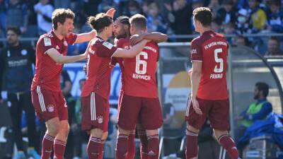 Arminia Bielefeld 0-3 Bayern Munich: Bundesliga champions hit three past relegation-threatened side