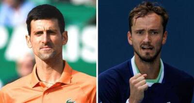 Alejandro Davidovich Fokina - Novak Djokovic discovers results he needs to avoid Daniil Medvedev stealing No 1 spot - msn.com - France - Serbia - Usa - Madrid -  Rome - county Centre