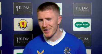 John Lundstram’s Rangers glory interview interrupted by jubilant teammate with hilarious Scouse quip