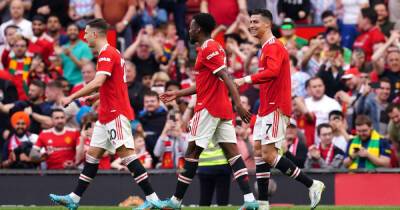 Cristiano Ronaldo - Jesse Lingard - Anthony Elanga - Harry Maguire - Alex Telles - David De-Gea - Watch: Cristiano Ronaldo shows leadership skills before Man Utd win - msn.com - Manchester -  Norwich