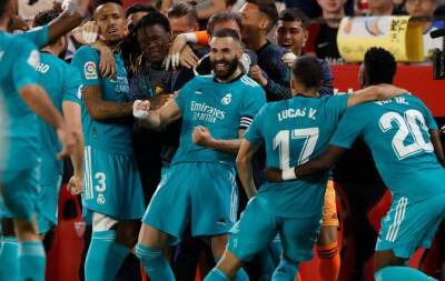 Erik Lamela - Luka Modric - Karim Benzema - Dani Carvajal - Ivan Rakitic - Ramon Sanchez Pizjuan - Real Madrid fight back again to stun Sevilla - beinsports.com - Brazil -  Santiago